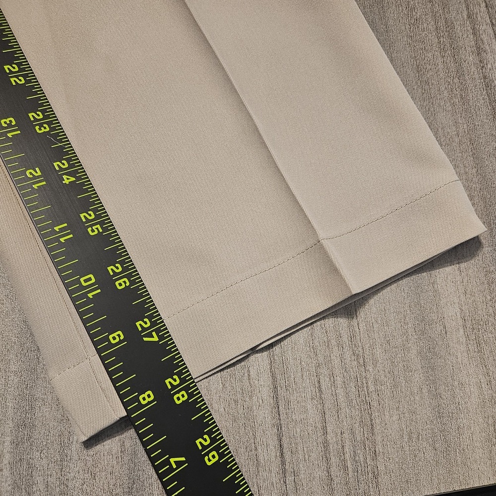 Peter Millar Pants Men 40x32(28) Khaki Durham High Drape Chino Performance Golf - Picture 5 of 10